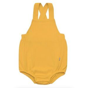 NWT! Kyte Baby Bamboo Jersey Bubble Overall in Marigold